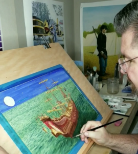 Me painting
