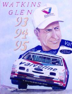 "The Threepeat" is my painting of my favorite driver.
